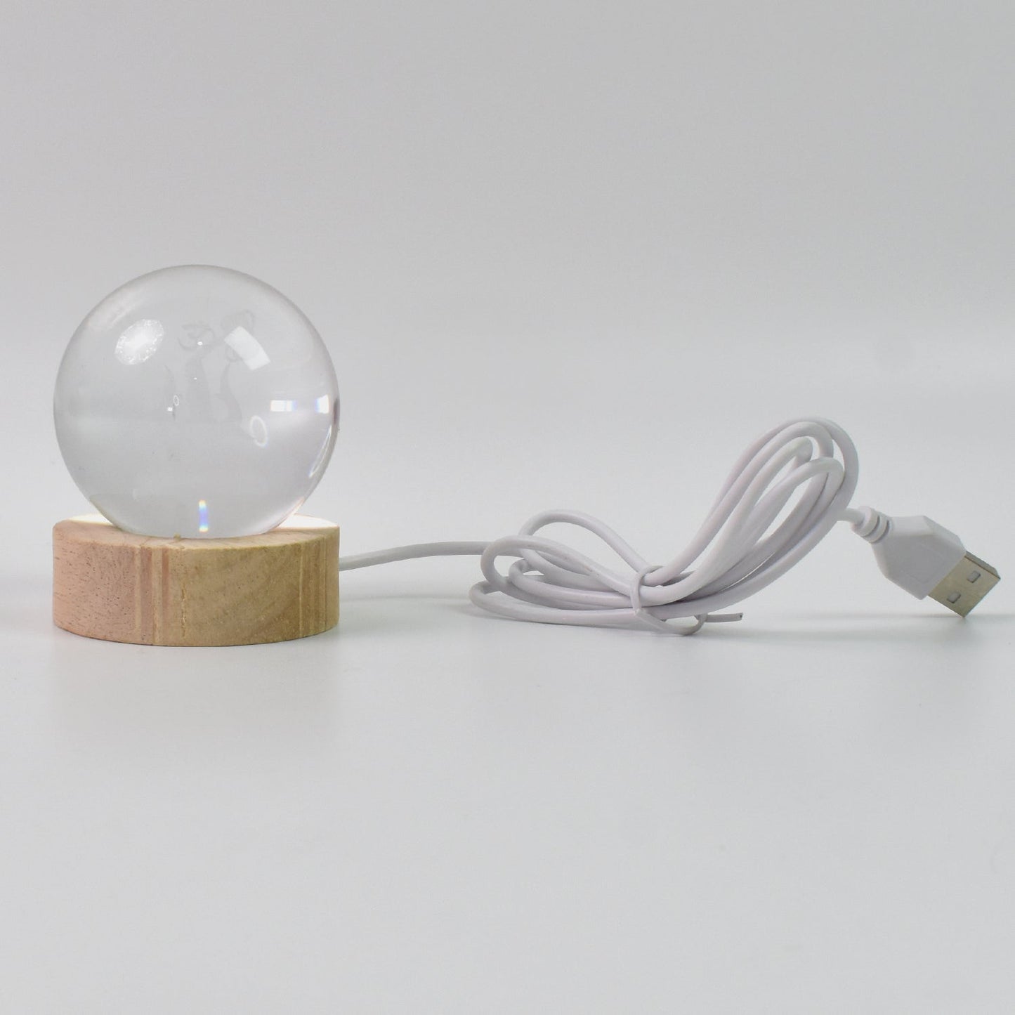 3D Crystal Ball lamps 3D Crystal Ball Night Light (1 Pc)