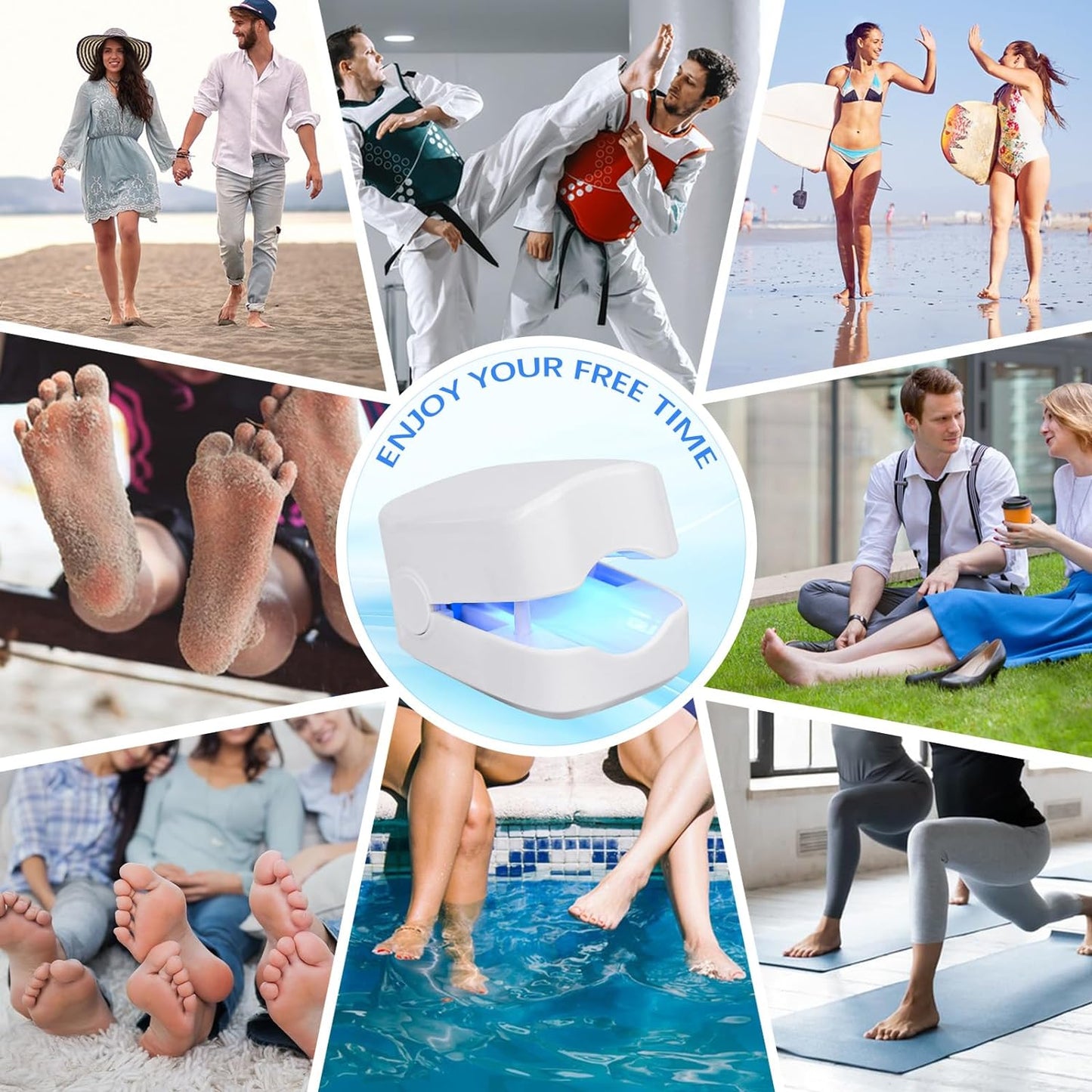 Rechargeable Nail Fungus Laser – Anti-Fungal Device for Toenails, Hands & Feet (Home Use)