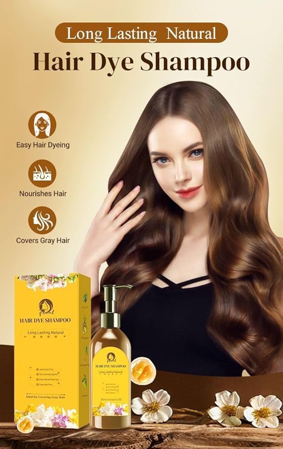 Japanese Long Lasting Natural Hair Dye Shampoo ( Buy 1 Get 1 Free )