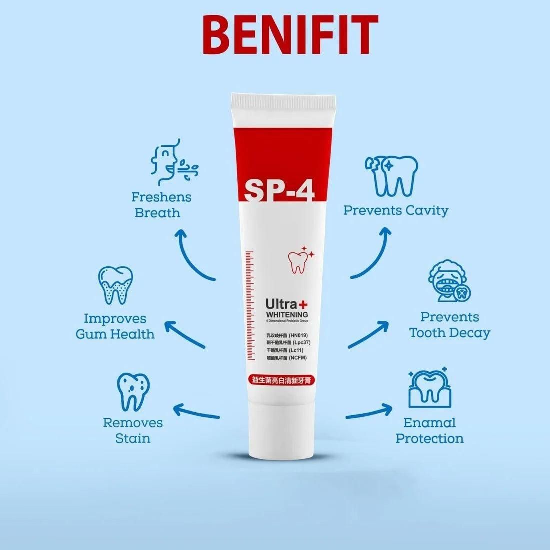 Buy 1 Get 1 Free Probiotic Ultra Whitening Toothpaste