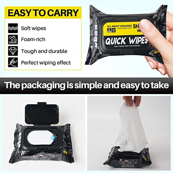 Quick Wipes Shoe Tissue, Packet