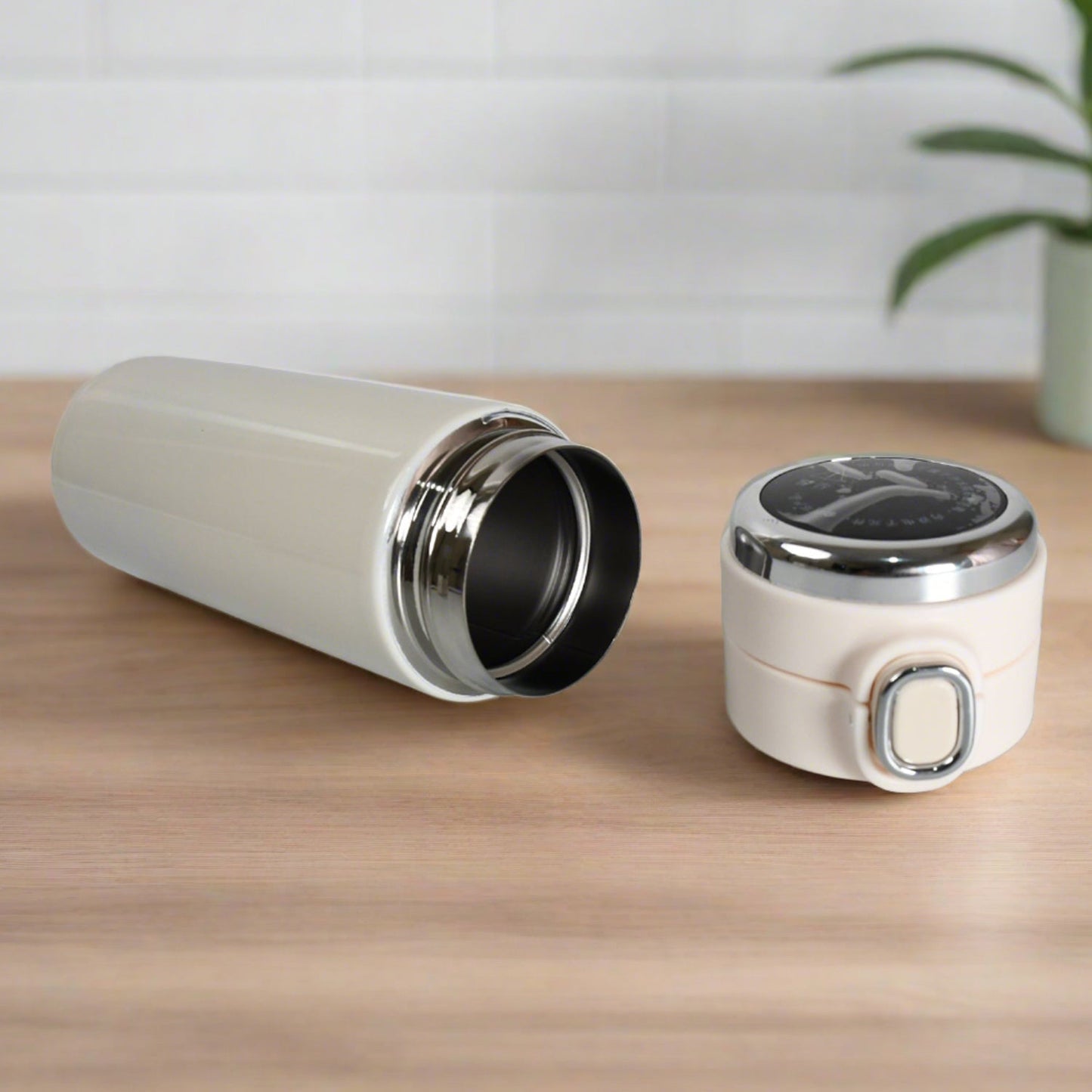 Smart Vacuum Insulated Water Bottle with LED Temperature Display, Cold & Hot | Leak Proof | Office Bottle | Gym | Home | Kitchen | Hiking | Trekking | Travel Bottle (Mix Color & Design / 420 ML)