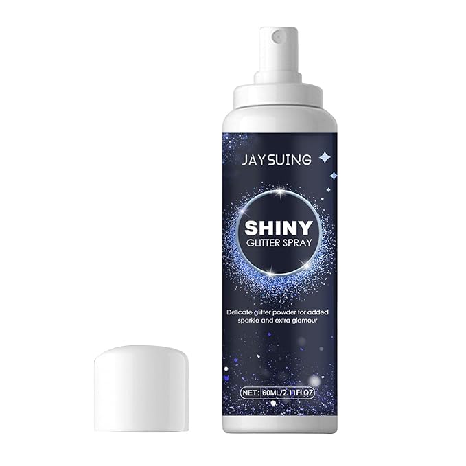 Shiny Glitter Spray 60ml Hair Glitter Spray for Nightclub Party Dating