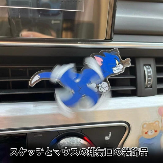 Tom & Jerry Car Vent Clips – Cute Cat & Mouse Decoration