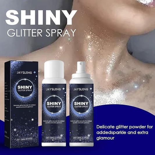 Shiny Glitter Spray 60ml Hair Glitter Spray for Nightclub Party Dating