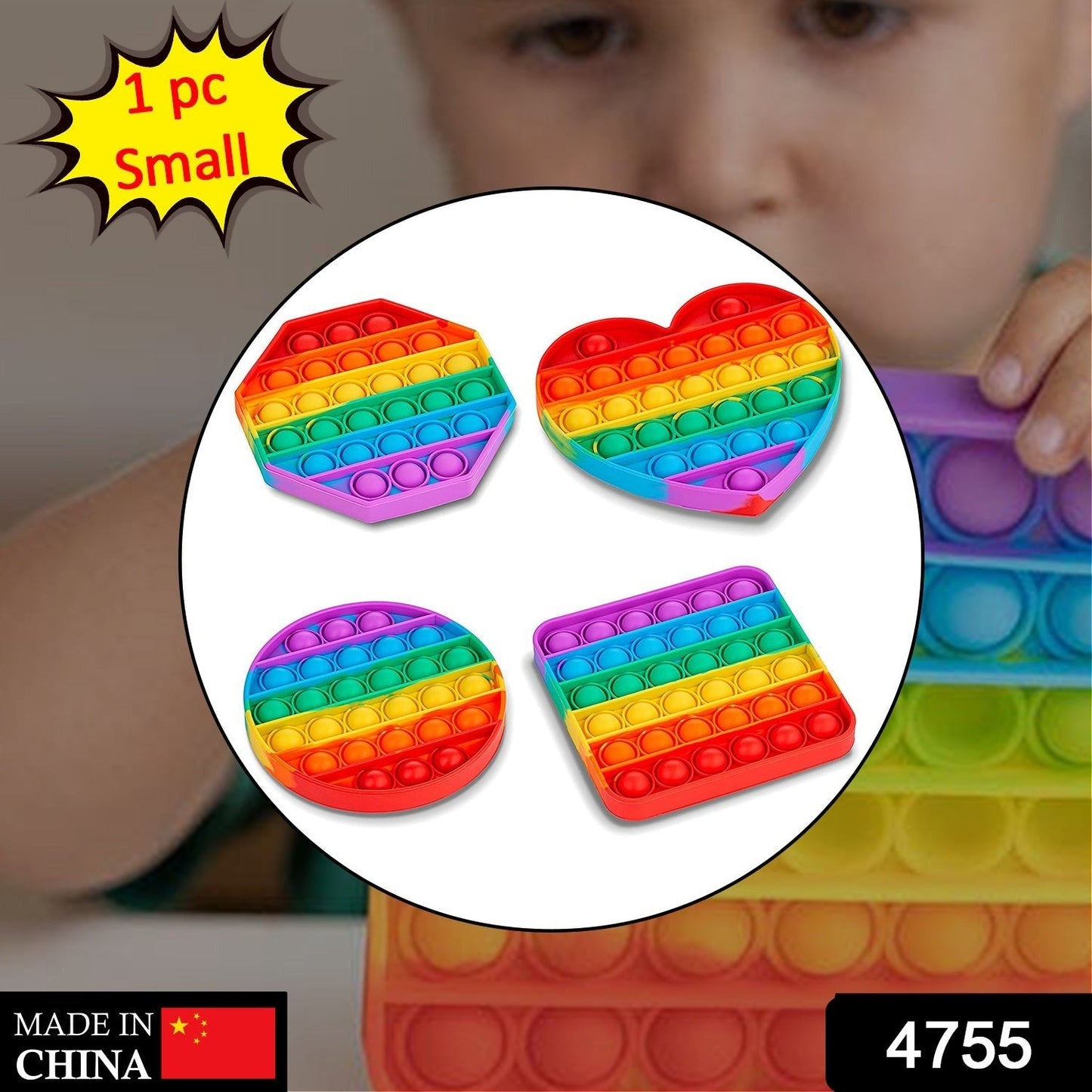 Push bubble sensory toy in mixed colors