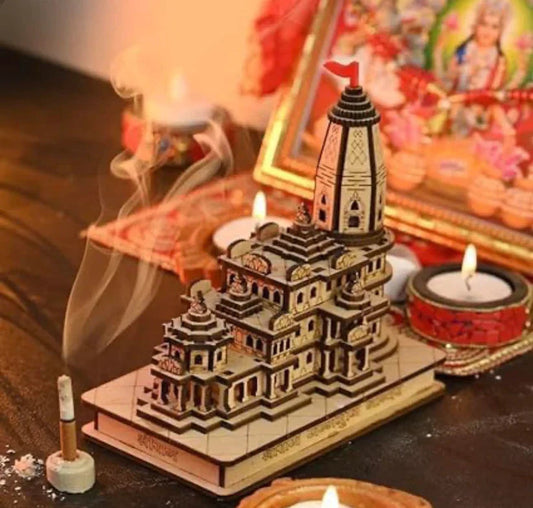 Shri Ram Mandir Model 3D Wooden Janmabhoomi