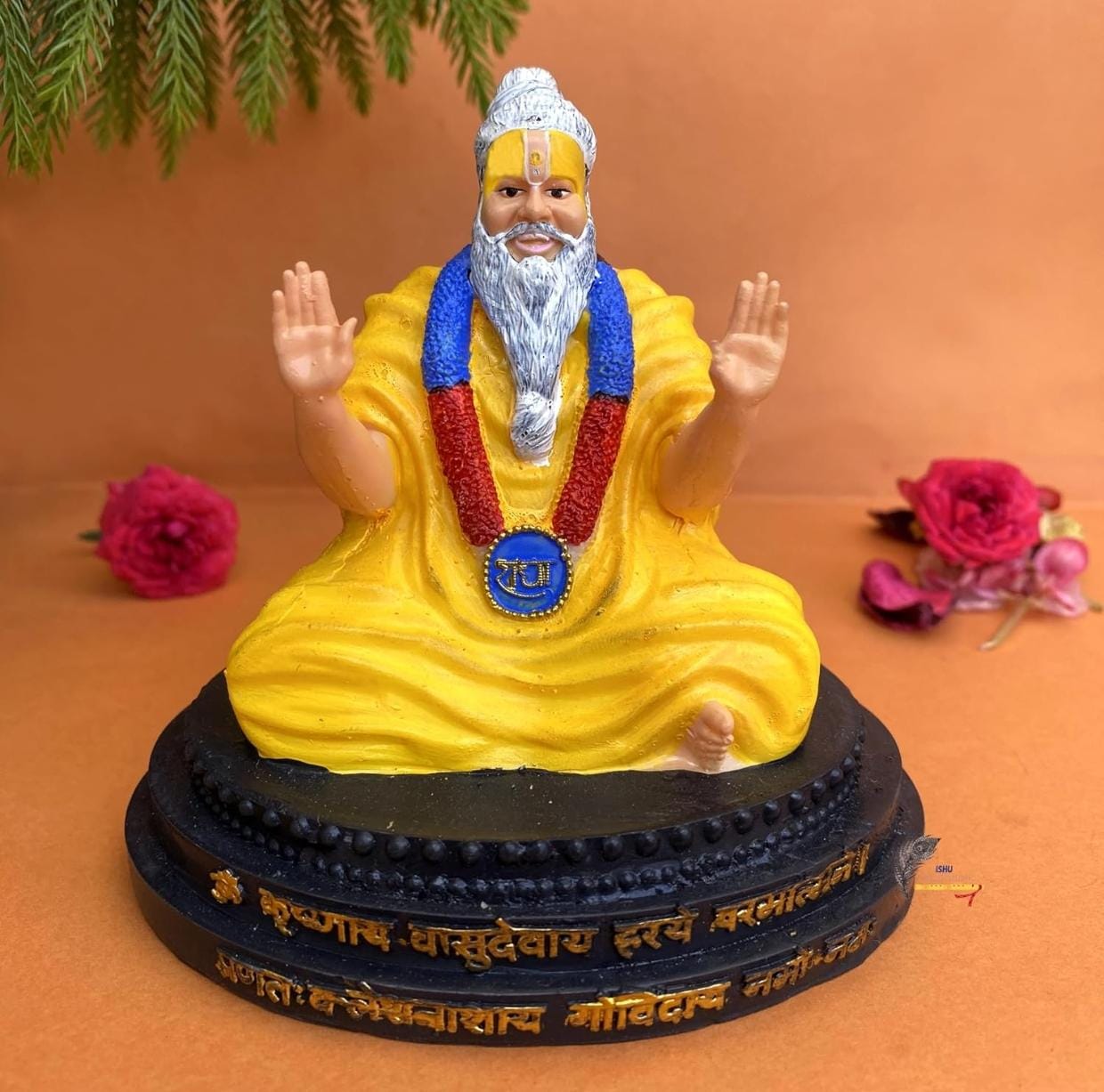 Shri Premanand Ji Polyresin Statue – 4 Inch | Spiritual Guru Idol for Home & Office Décor