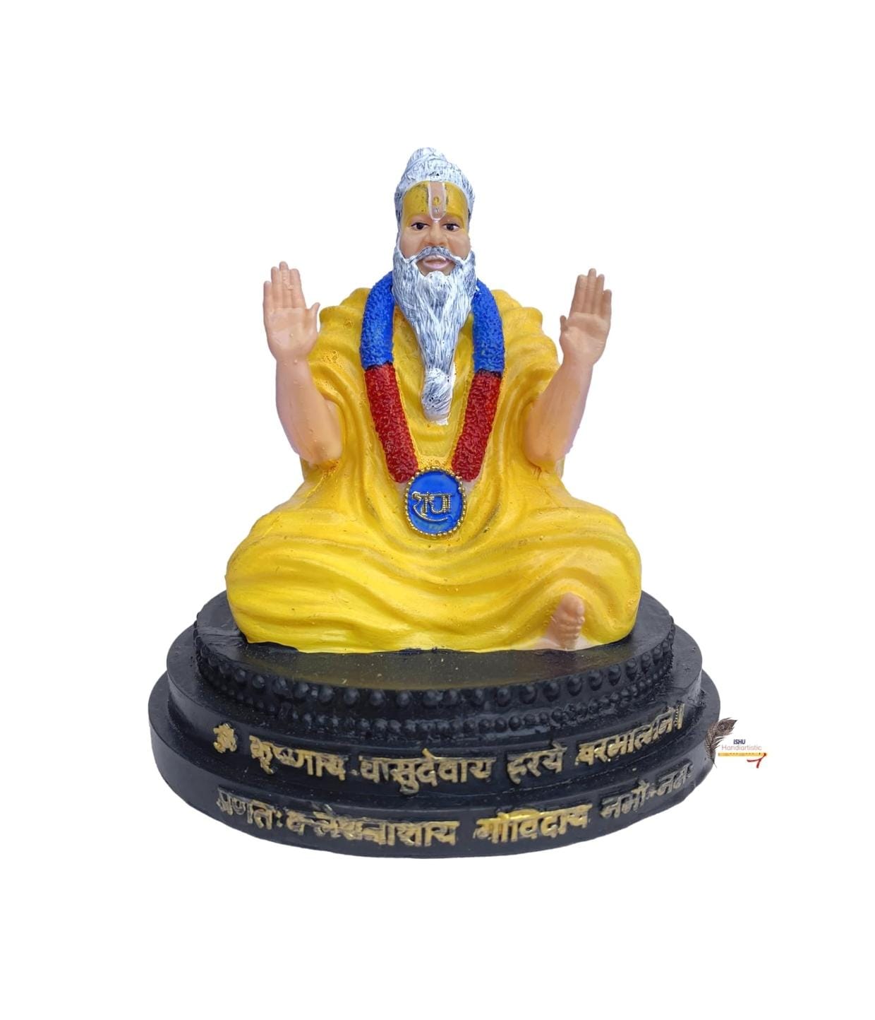 Shri Premanand Ji Polyresin Statue – 4 Inch | Spiritual Guru Idol for Home & Office Décor