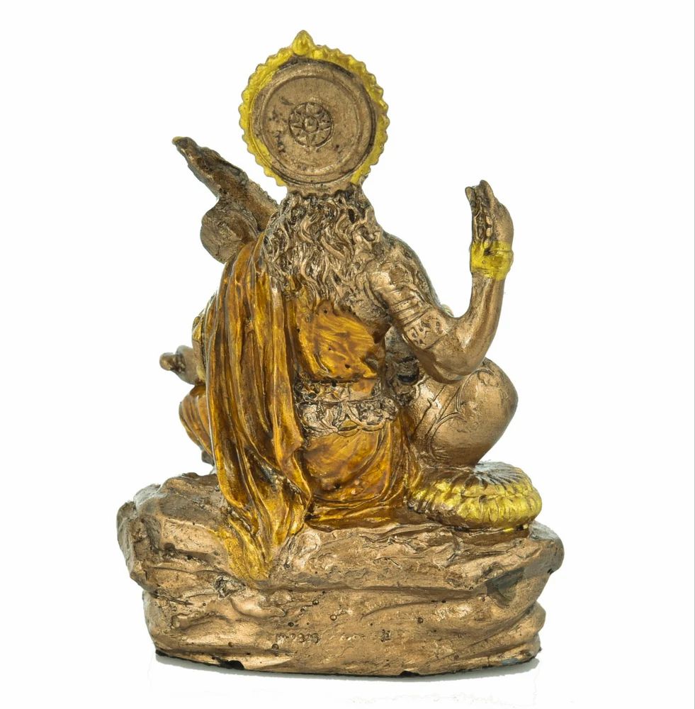 Polished Polyresin Saraswati Statue – 3x2 Inch, Perfect for Office Decor