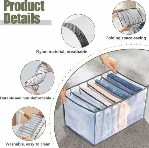 Smart Fit Wardrobe Clothes Storage Organizer