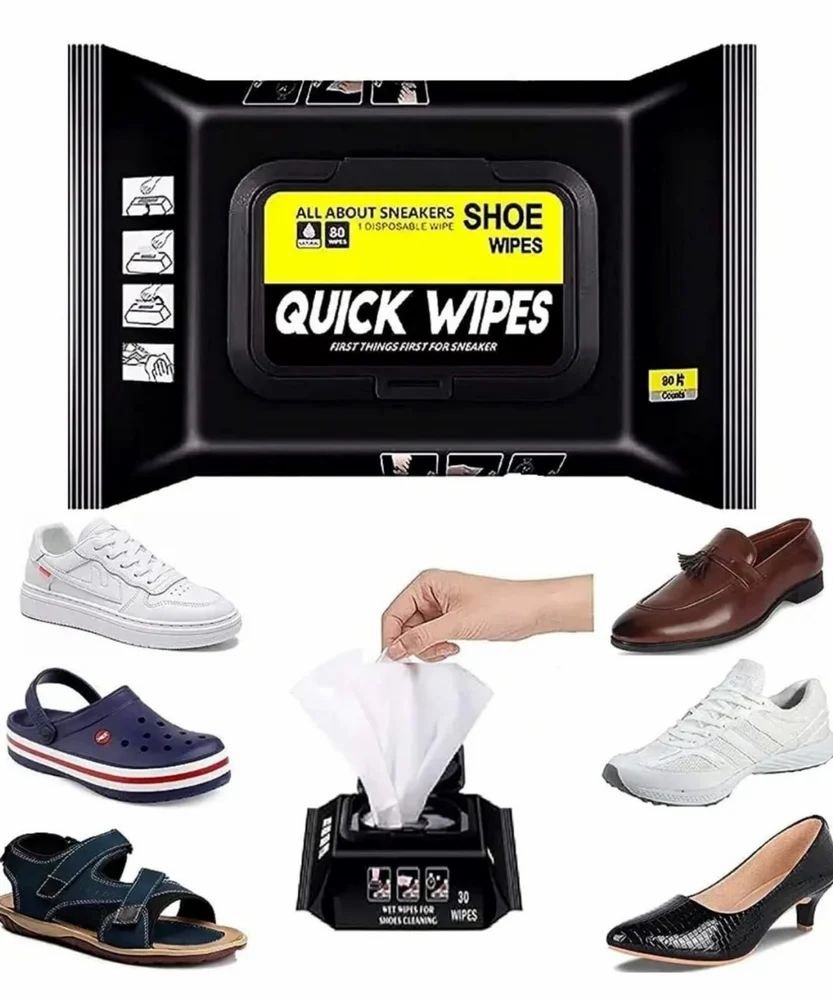 Quick Wipes Shoe Tissue, Packet
