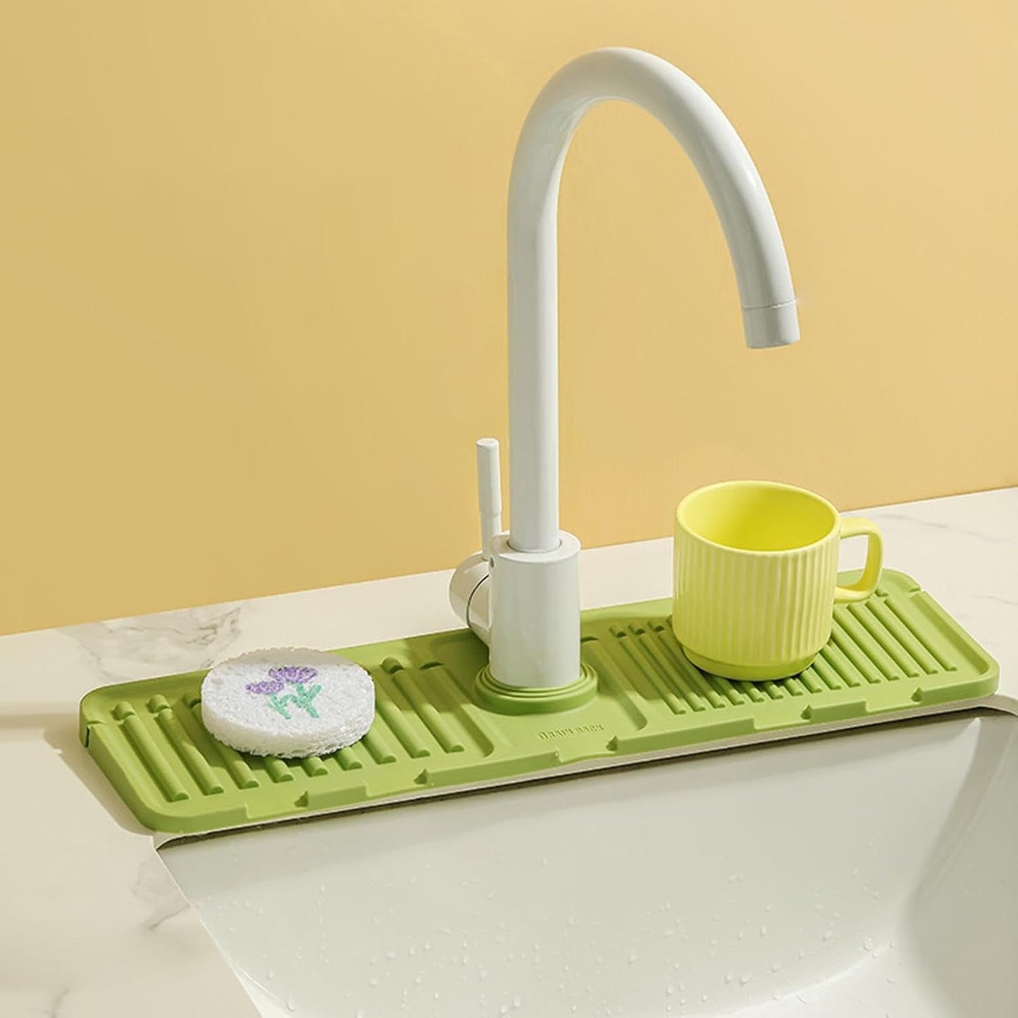 Silicone Sink Faucet Pad – Drip Protector & Splash Guard for Kitchen, Bathroom & Bar