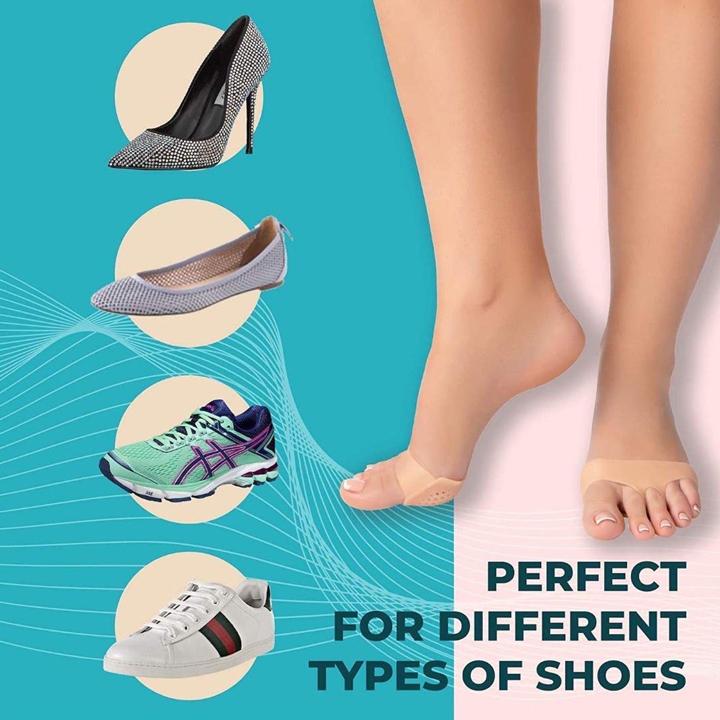 Silicone Tiptoe Protector – Cover for Men & Women