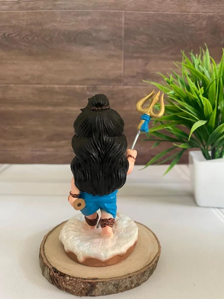 Polyresin Bal Shiva Idol For Home Puja and Gift