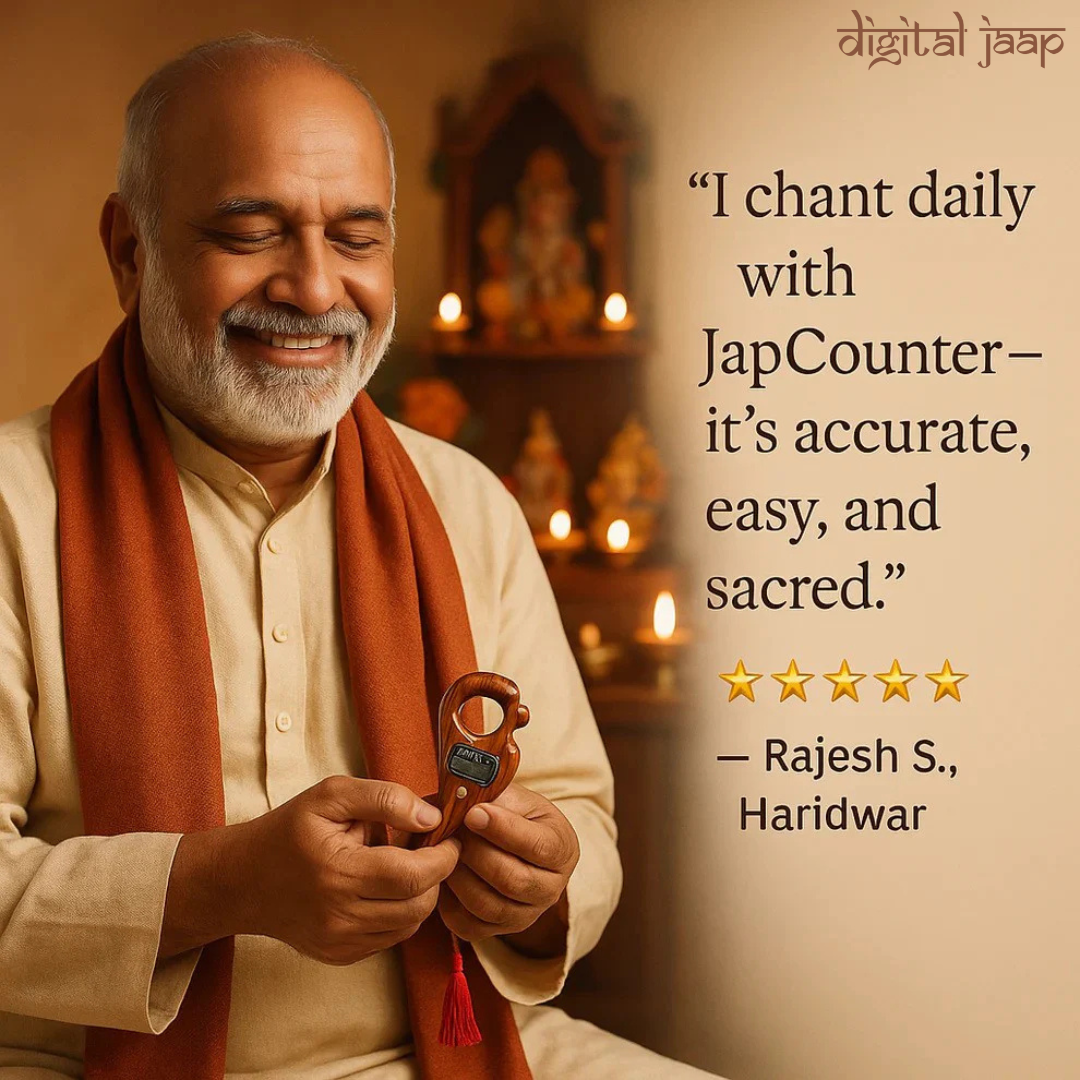 Tulsi Mala Feel Mantra Digital Jaap Counter