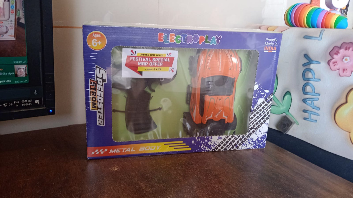 Electroplay Metal Body High-Speed RC Supercar with Remote Control Racing Car