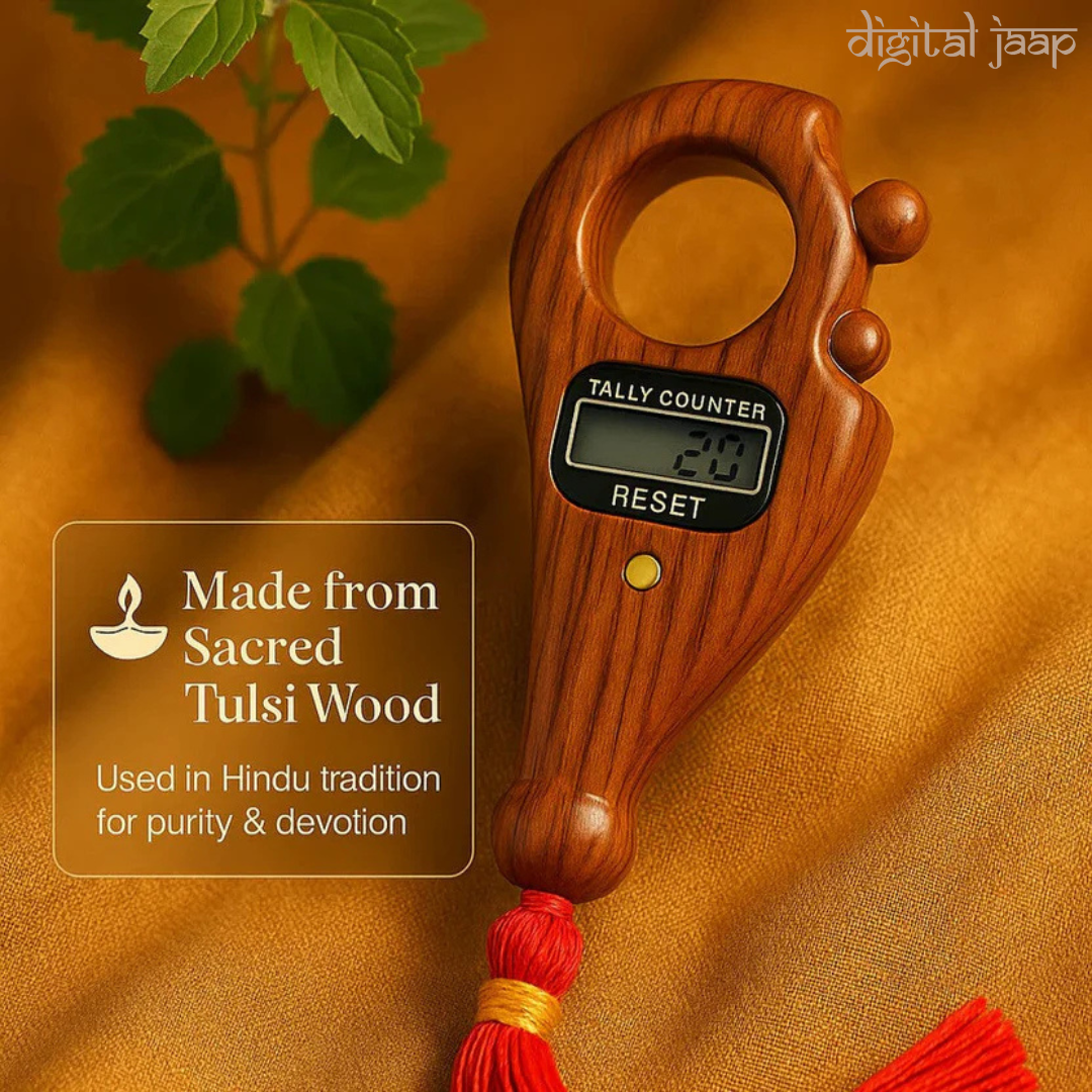 Tulsi Mala Feel Mantra Digital Jaap Counter