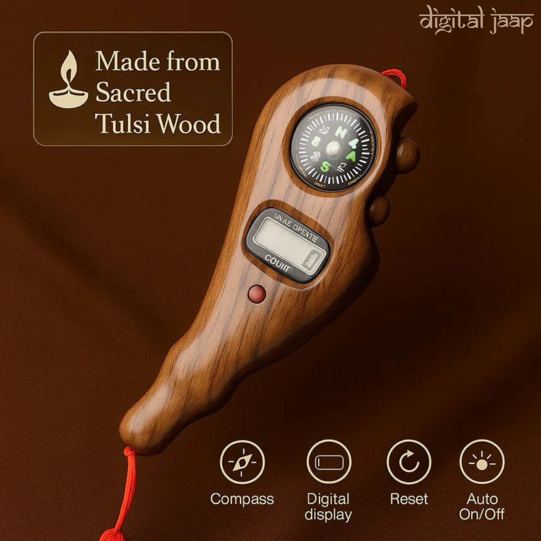 Tulsi Mala Feel Mantra Digital Jaap Counter