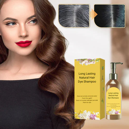Japanese Long Lasting Natural Hair Dye Shampoo ( Buy 1 Get 1 Free )